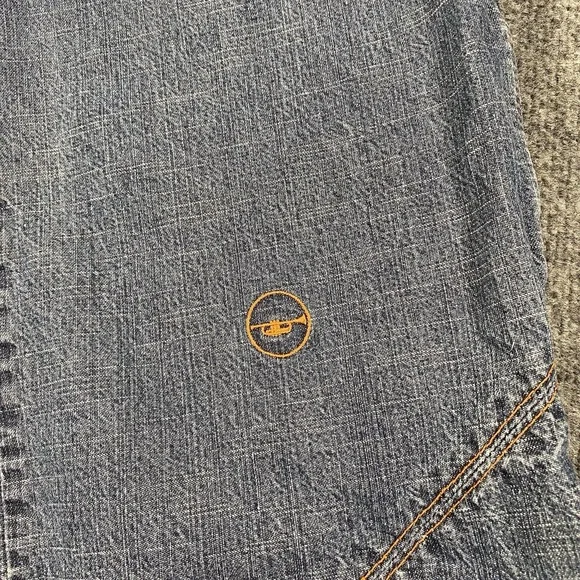 Vintage 90s MADSOUL Baggy Wide Leg Carpenter Jeans Mens 40x32 Skater Rap Hip Hop - Picture 4 of 12